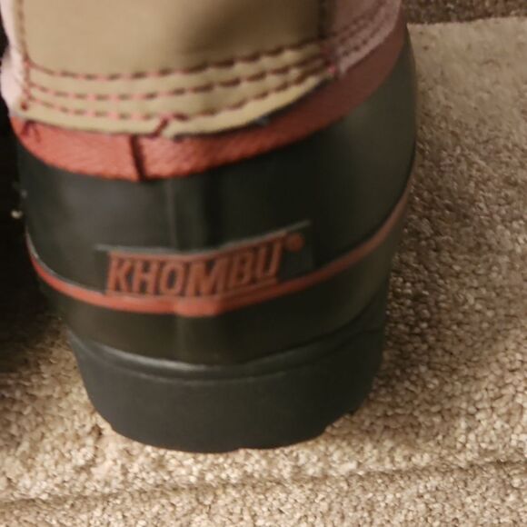 Khombu Women's "North Star" Gray & Taupe Waterproof Winter Boots Size 11 - Picture 5 of 8